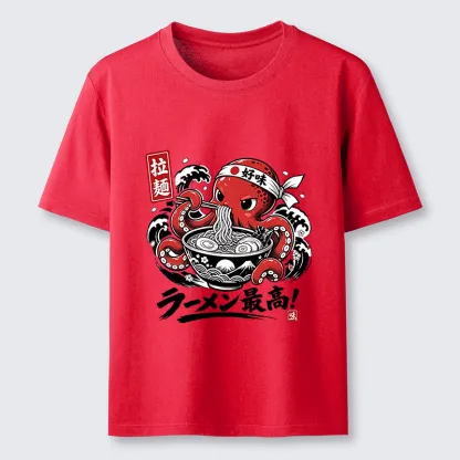 Tokyo-Tiger Octopus Loves Ramen Classic T-Shirt
