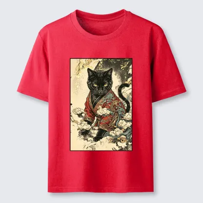 Tokyo-Tiger Traditional Robe Cat Art Classic T-Shirt