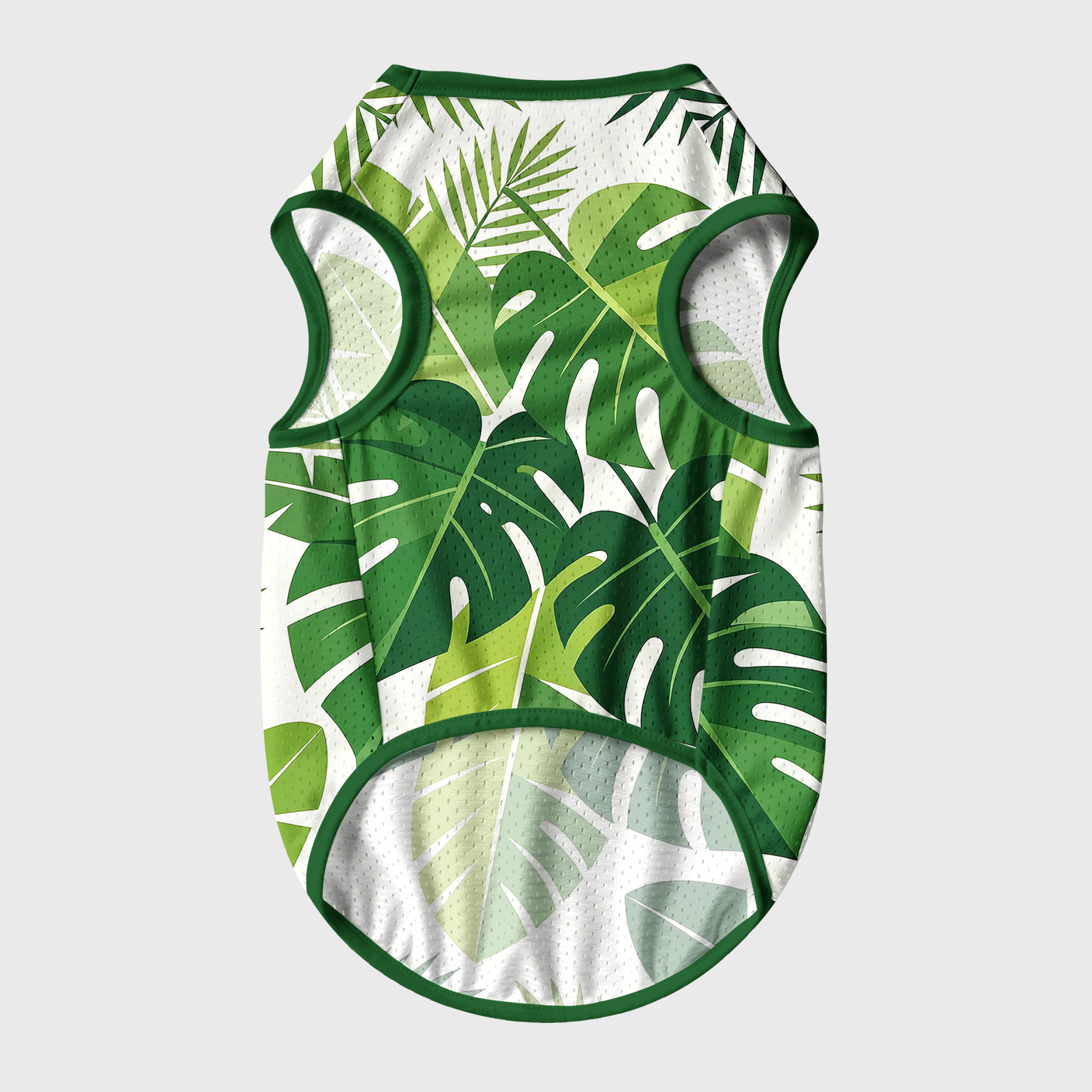Tokyo-Tiger Tropical Geometric Pet Jersey