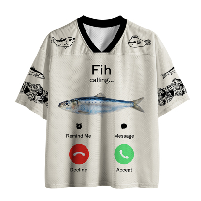 Tokyo-Tiger Fih Is Calling Funny Mesh Jersey