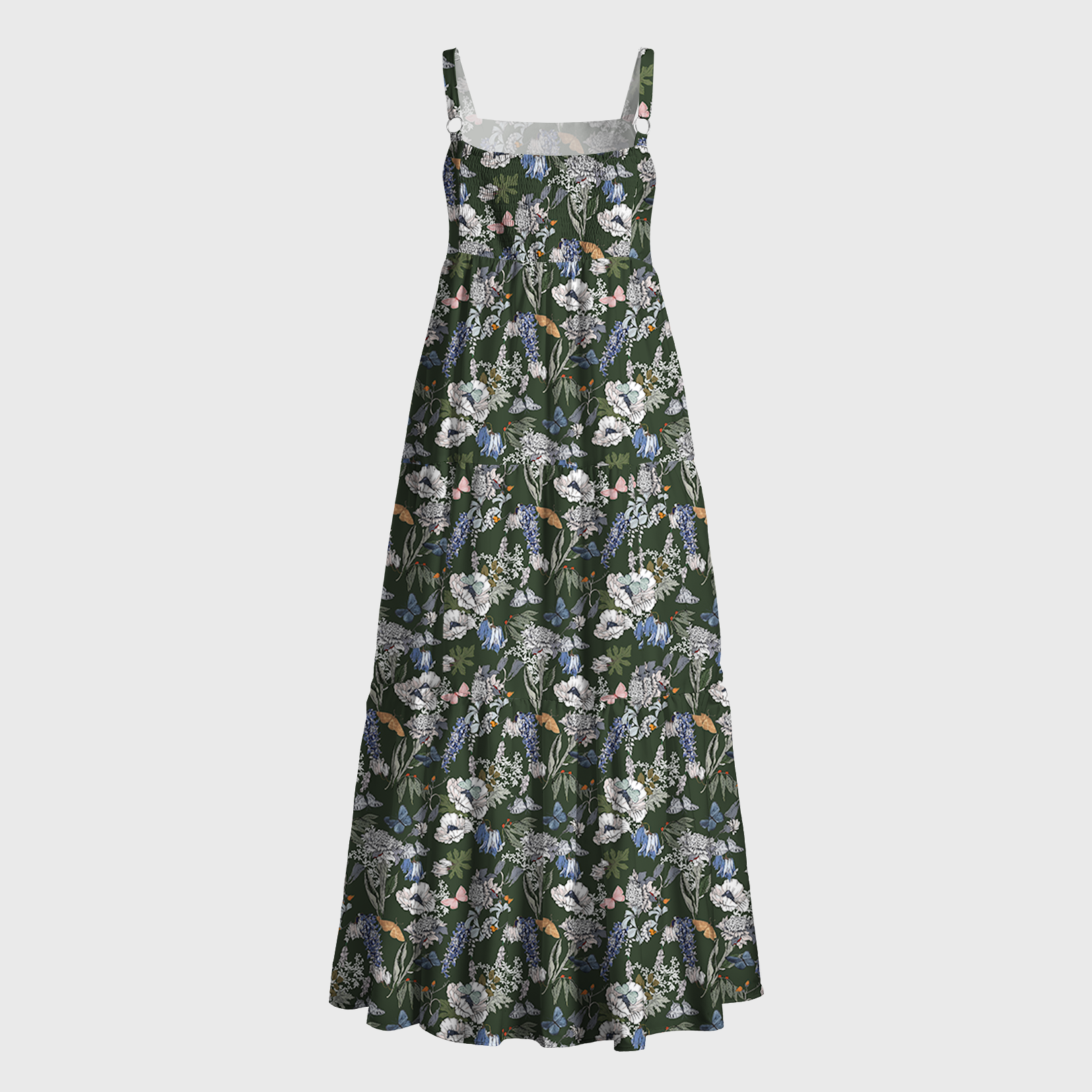 Tokyo-Tiger Garden Blooms Maxi Dress