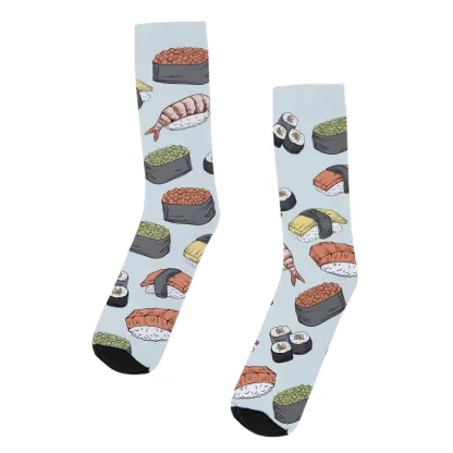 Tokyo-Tiger Sushi Spread Socks