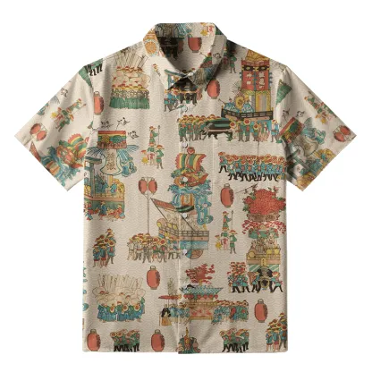 Tokyo-Tiger Traditional Celebrations Button-up Shirt
