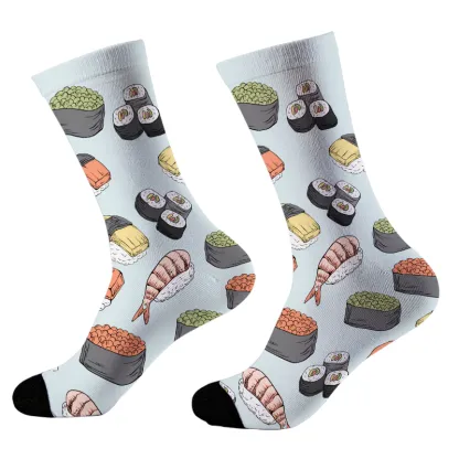 Tokyo-Tiger Sushi Spread Socks