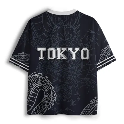 Tokyo-Tiger Rise Of The Dragon Japanese Mesh Jersey