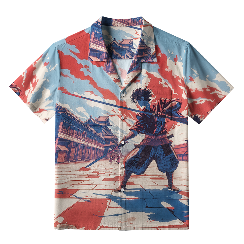 Tokyo-Tiger Echoes Of The Samurai Aloha Hawaiian Shirt