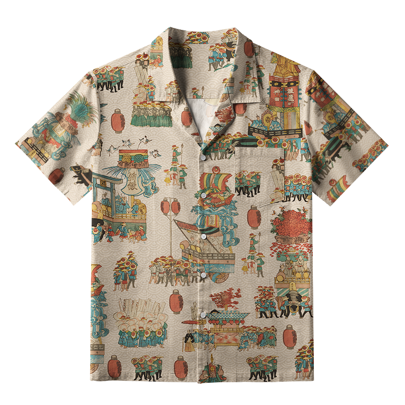 Tokyo-Tiger Traditional Celebrations Aloha Hawaiian Shirt