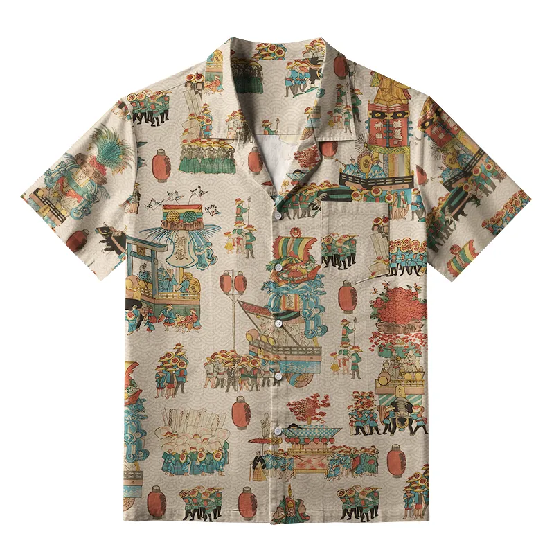 Tokyo-Tiger Traditional Celebrations Aloha Hawaiian Shirt