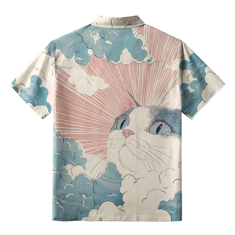 Tokyo-Tiger The Radiant Cat Button-up Shirt