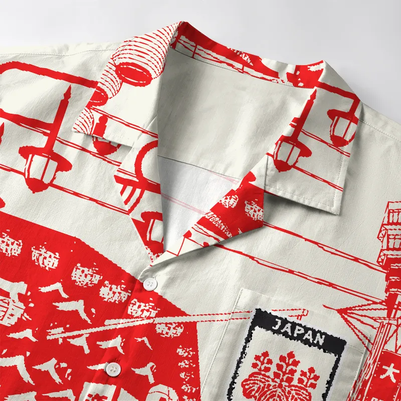 Tokyo-Tiger Osaka Street Aloha Hawaiian Shirt