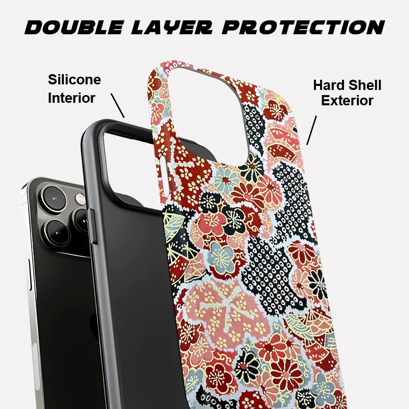 Tokyo-Tiger Floral Symphony Phone Case