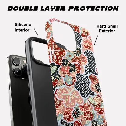 Tokyo-Tiger Floral Symphony Phone Case