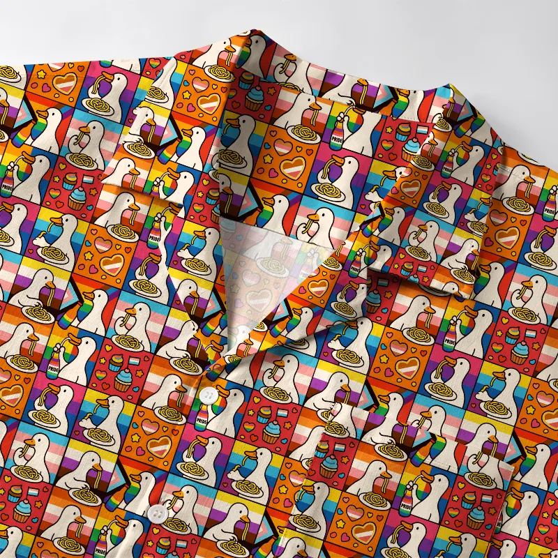 Tokyo-Tiger More Spaghetti Less Upsetti Goose Pride Aloha Hawaiian Shirt