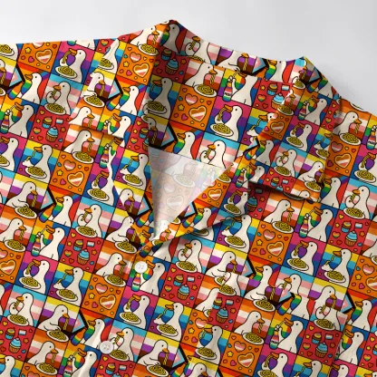 Tokyo-Tiger More Spaghetti Less Upsetti Goose Pride Aloha Hawaiian Shirt