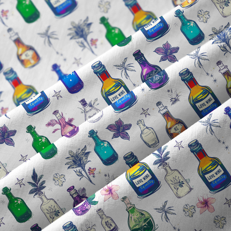 Tokyo-Tiger Rainbow Potion With Flowers Aloha Hawaiian Shirt