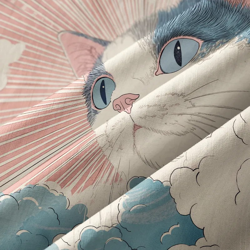 Tokyo-Tiger The Radiant Cat Button-up Shirt