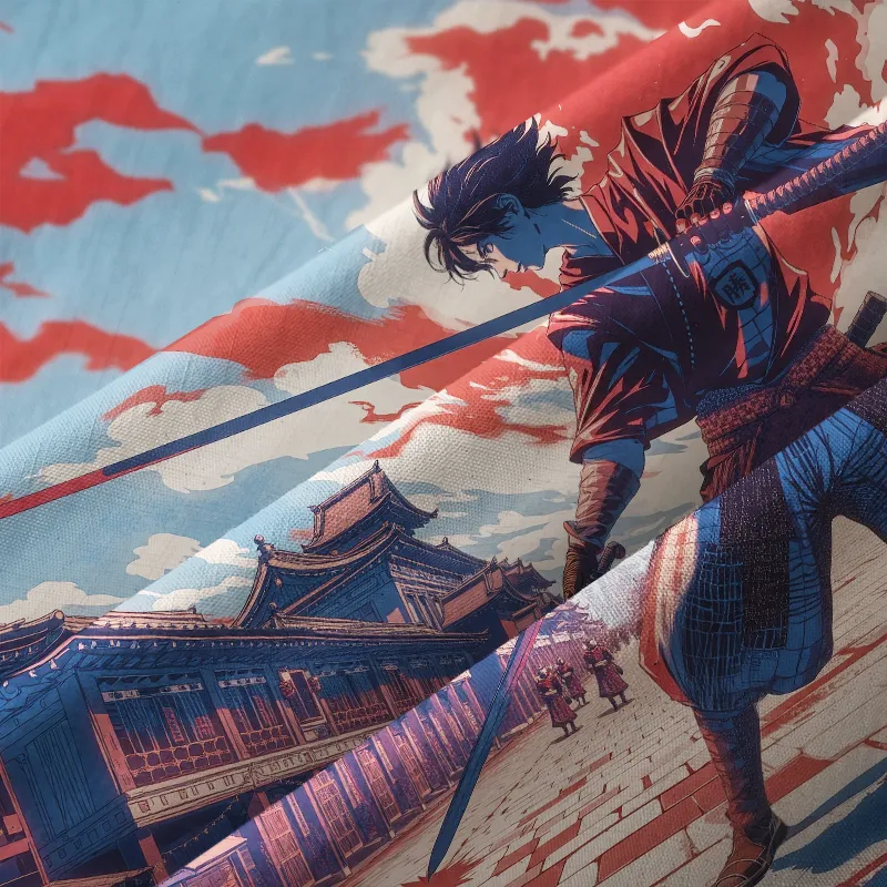 Tokyo-Tiger Echoes Of The Samurai Button-up Shirt