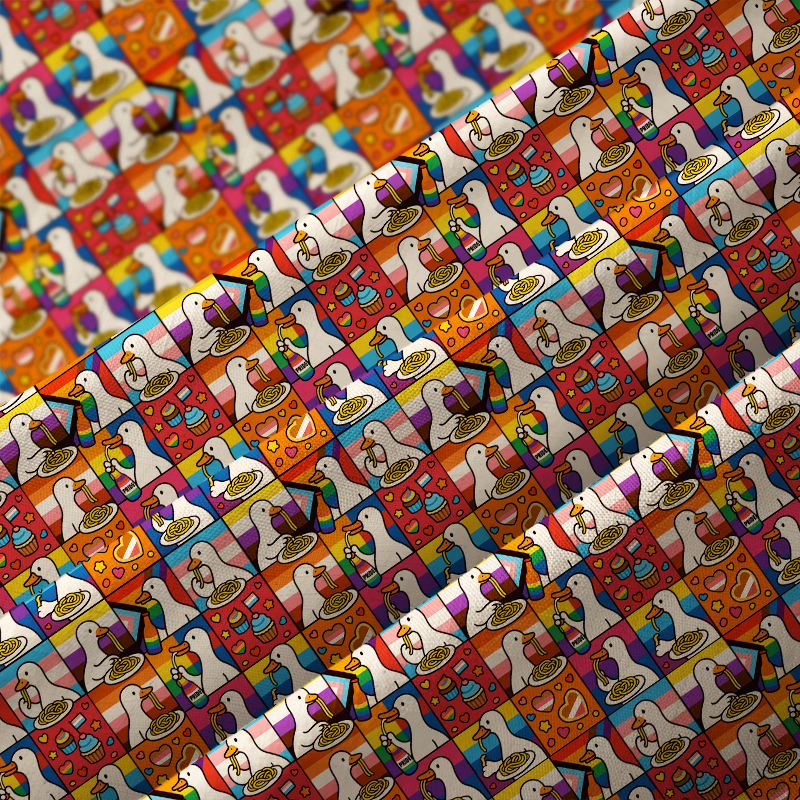 Tokyo-Tiger More Spaghetti Less Upsetti Rainbow Spaghetti Feast Button-up Shirt