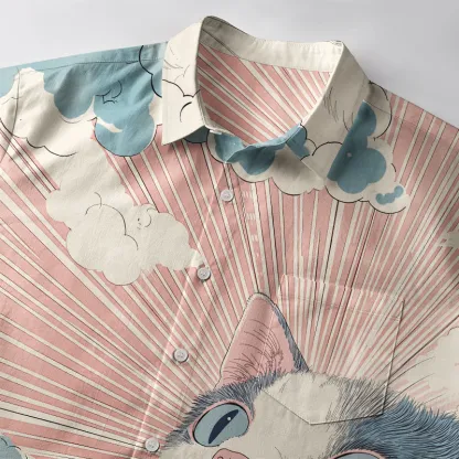 Tokyo-Tiger The Radiant Cat Button-up Shirt