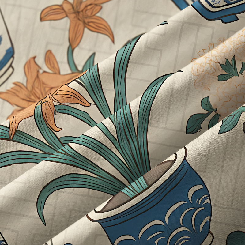 Tokyo-Tiger A Variety Of Potted Plants Aloha Hawaiian Shirt