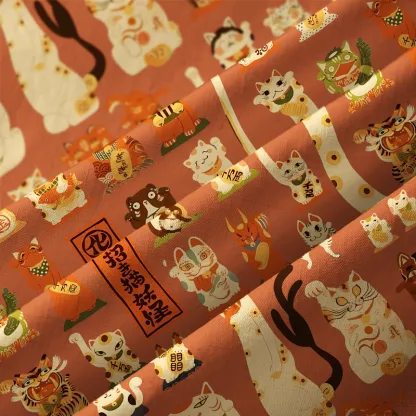 Tokyo-Tiger Various Lucky Cats Aloha Hawaiian Shirt