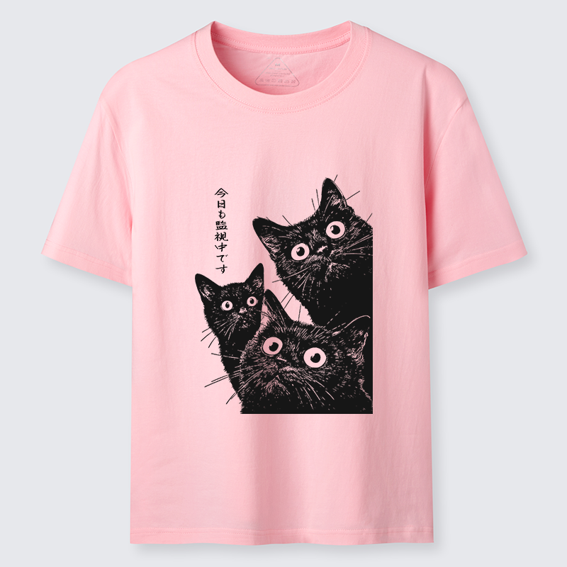 Tokyo-Tiger Three Cats Are Watching You Today Classic T-Shirt
