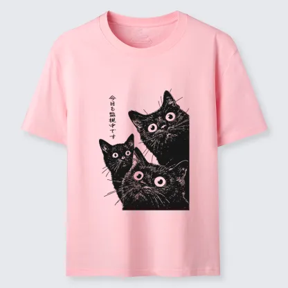 Tokyo-Tiger Three Cats Are Watching You Today Classic T-Shirt