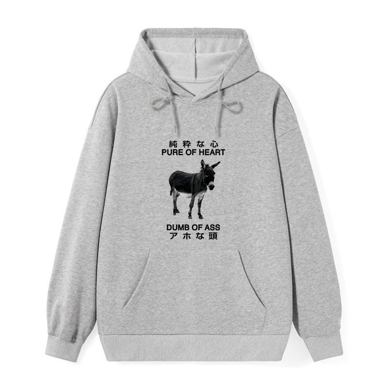Tokyo-Tiger Pure Of Heart Dumb Of Ass Classic Hoodie