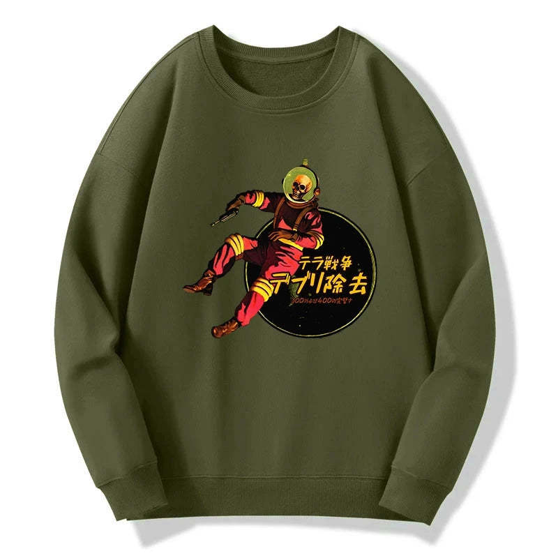Tokyo-Tiger Skeleton Astronaut Sweatshirt Sale
