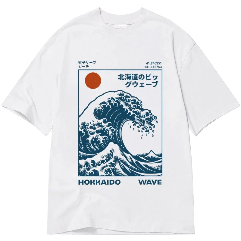 Tokyo-Tiger Hokkaido Wave Japan Classic T-Shirt Sale – tokyo-tiger