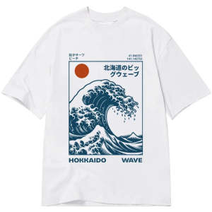 Image of Tokyo-Tiger Hokkaido Wave Japan Classic T-Shirt