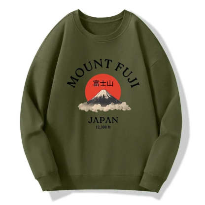 Tokyo-Tiger Japan Mount Fuji Sun Unisex Sweatshirt