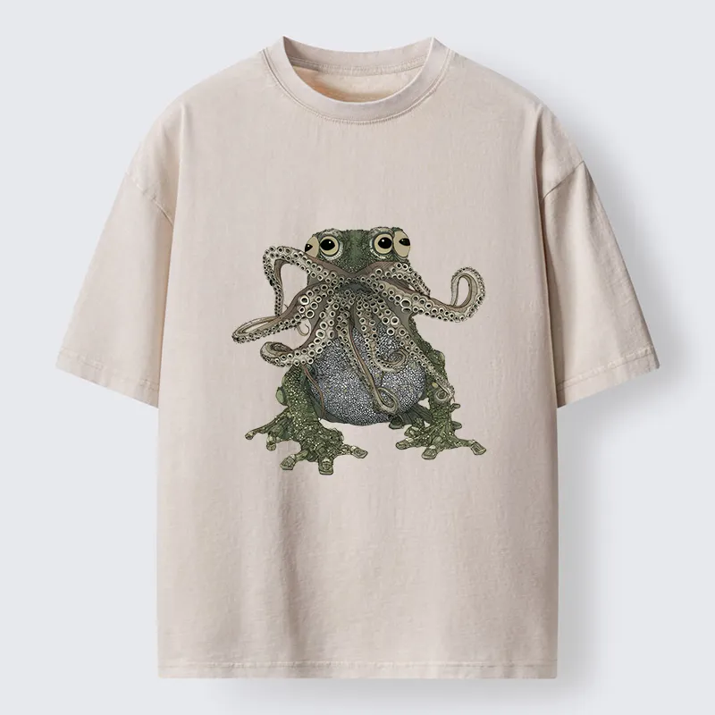 Tokyo-Tiger Ugly Frog Washed T-Shirt