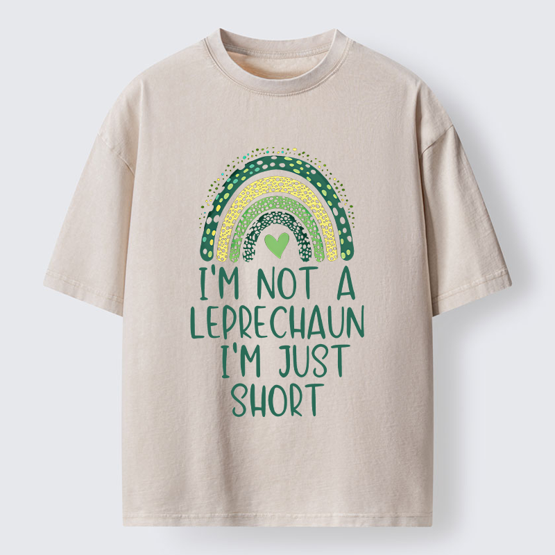 Tokyo-Tiger Funny St Patrick's Day Just Short Washed T-Shirt