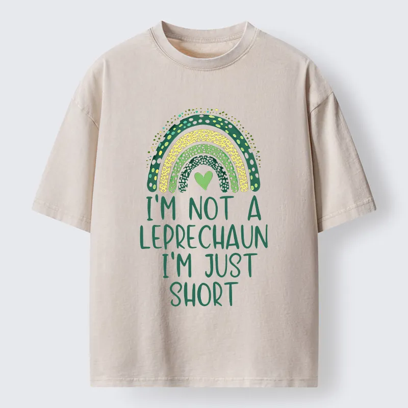 Tokyo-Tiger Funny St Patrick's Day Just Short Washed T-Shirt