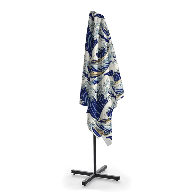 Tokyo-Tiger Japanese Great Wave Beach Towel