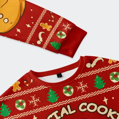 Tokyo-Tiger Cookie Tester Christmas Ugly Sweatshirt