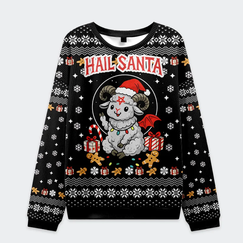 Tokyo-Tiger Devil Sheep Christmas Ugly Sweatshirt