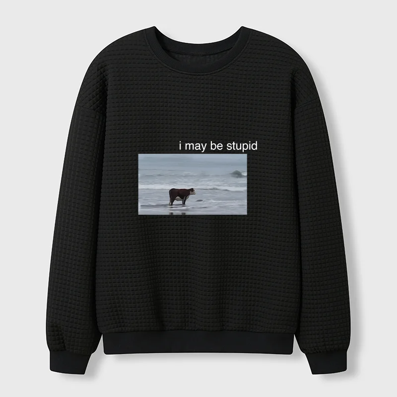 Tokyo-Tiger Foolish Cow Waffle Sweatshirt