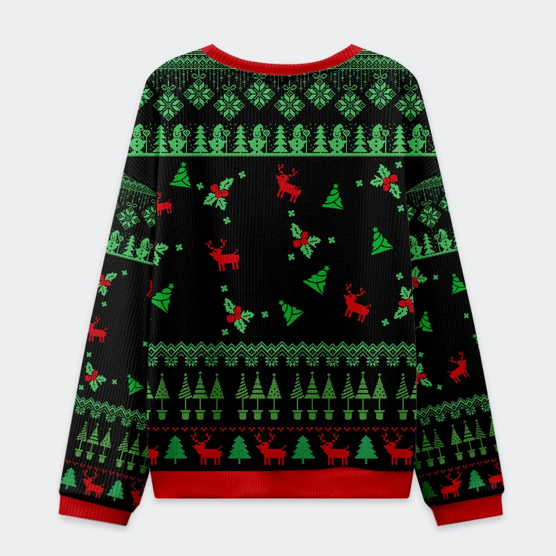 Tokyo-Tiger I Hate Everyone Stupid Assholes Christmas Ugly Sweatshirt