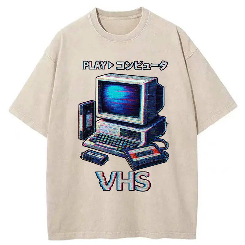 Tokyo-Tiger Vintage VHS Washed T-Shirt