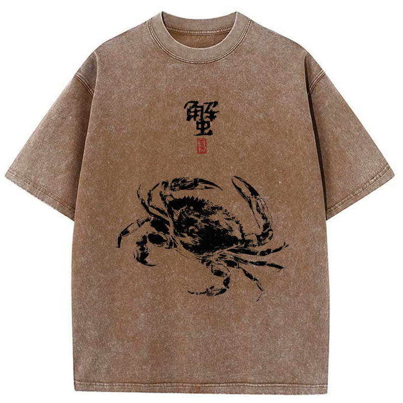 Tokyo-Tiger The Kani Washed T-Shirt