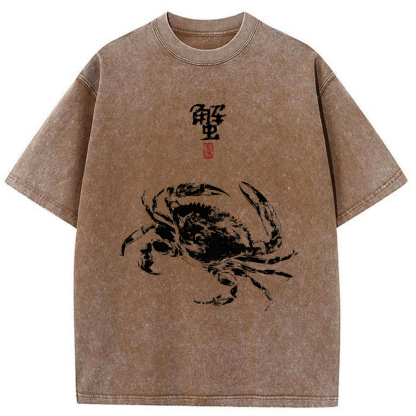 Tokyo-Tiger The Kani Washed T-Shirt