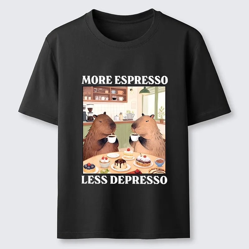 Tokyo-Tiger Capybaras Drink More Coffee Classic T-Shirt