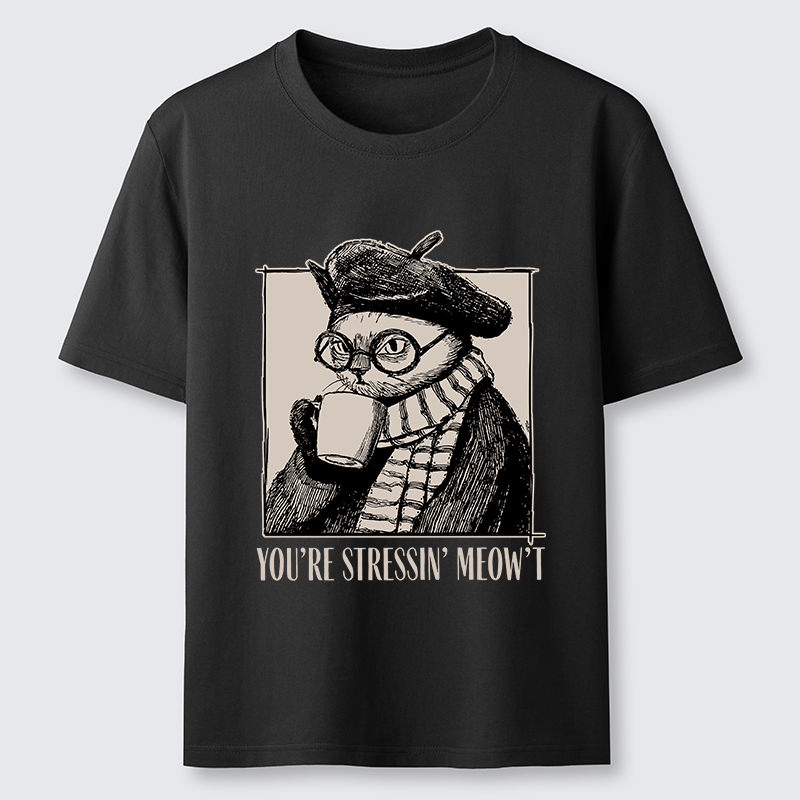 Tokyo-Tiger Cat Café：Sip, Don’t Stress Classic T-Shirt