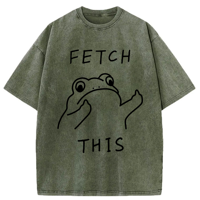 Tokyo-Tiger Fetch This Frog Washed T-Shirt