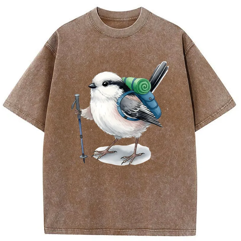 Tokyo-Tiger Traveling Titmouse Washed T-Shirt