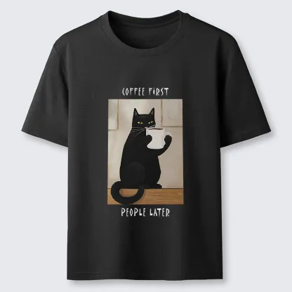 Tokyo-Tiger Drink Coffee First Classic T-Shirt