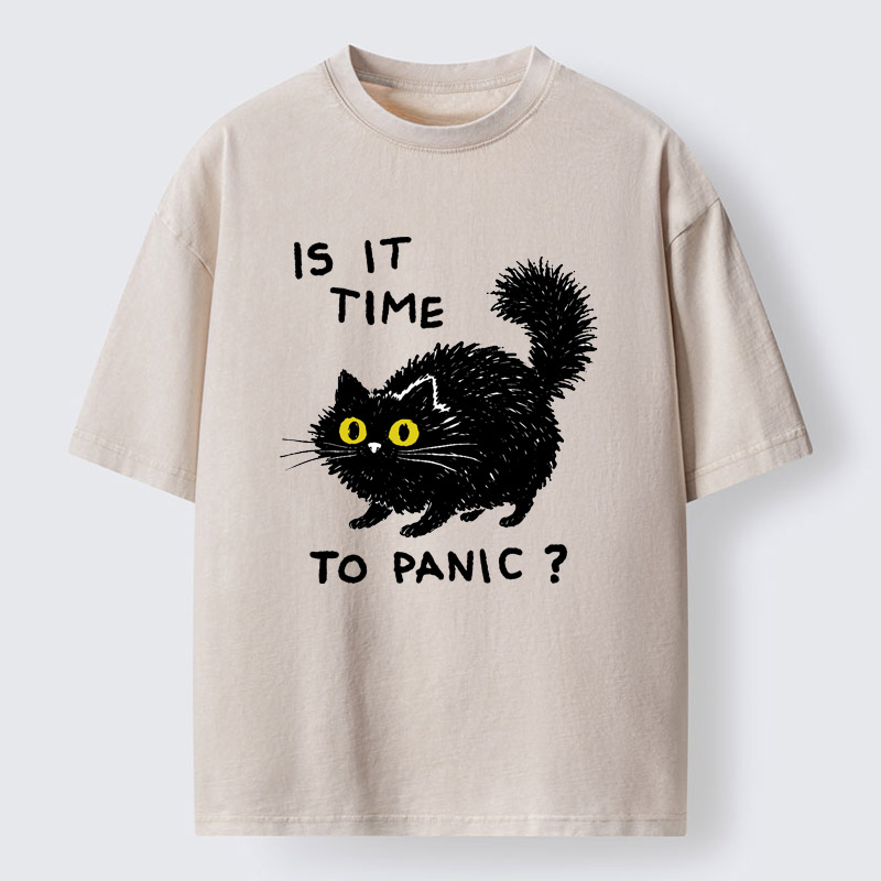 Tokyo-Tiger Is It Time To Panic Washed T-Shirt