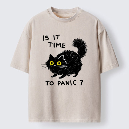 Tokyo-Tiger Is It Time To Panic Washed T-Shirt